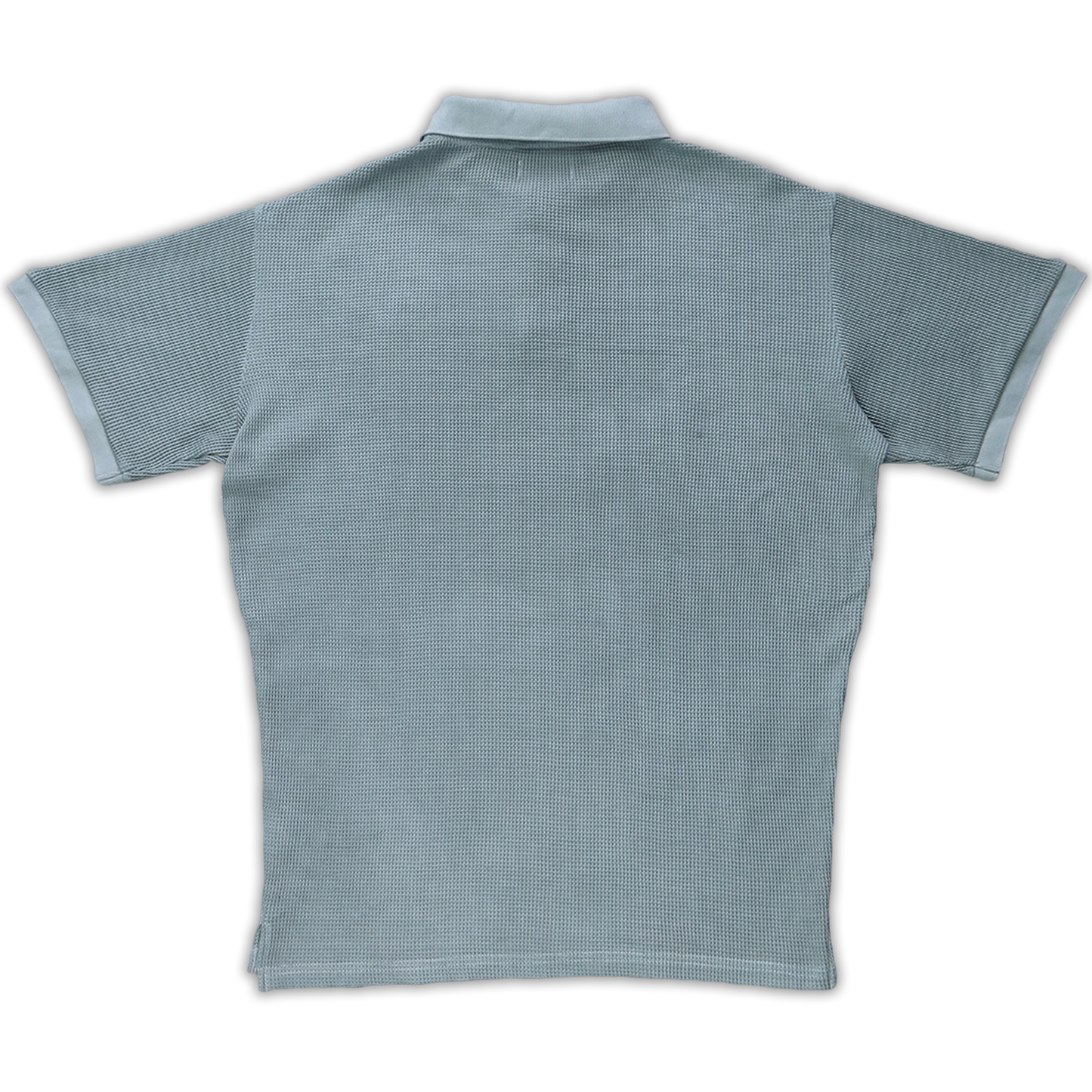 WAFFLE POLO SHIRT - KRYPTON GREY