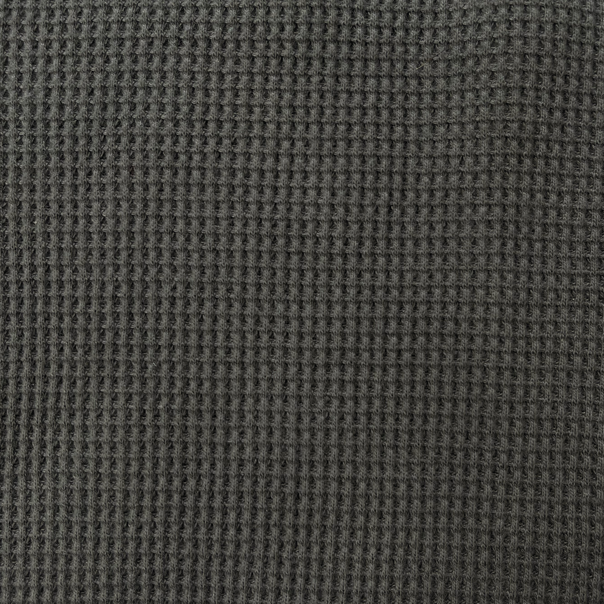 Black waffle fabric, close up